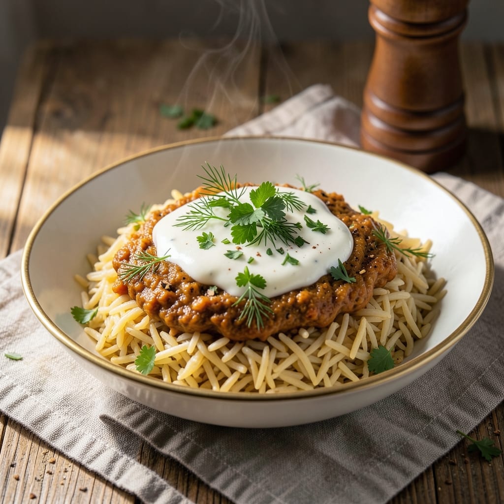Armenian Pumpkin Rice Recipe: Spiced Yogurt and Herb Infusion Magic