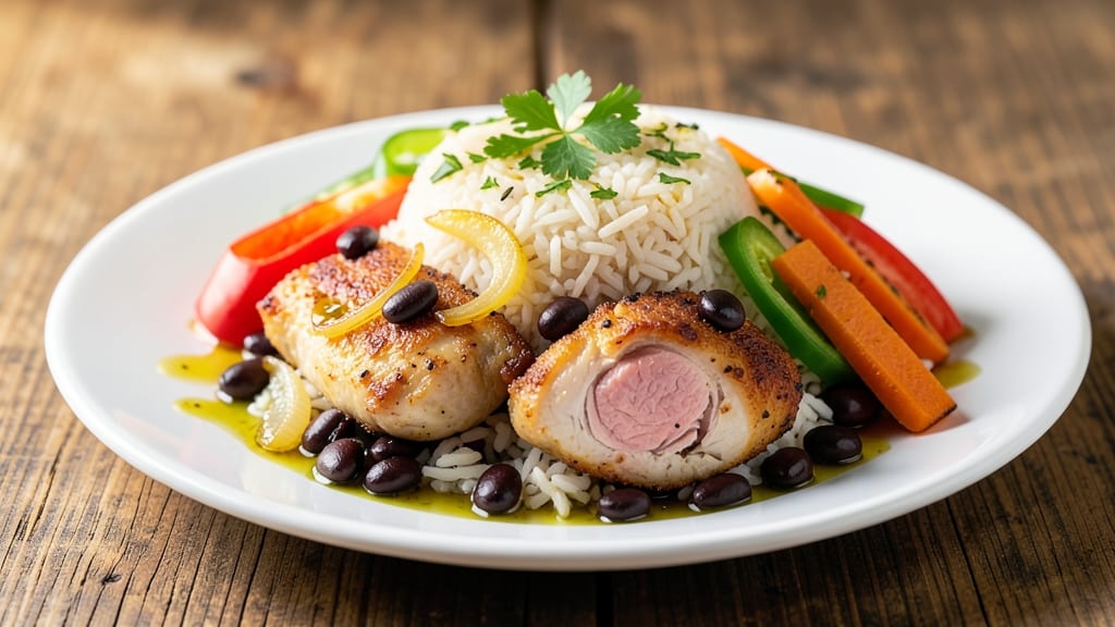 Chicken, Rice, Beans, and Vegetables Recipe: One-Pot Protein-Packed Meal in 30 Minutes