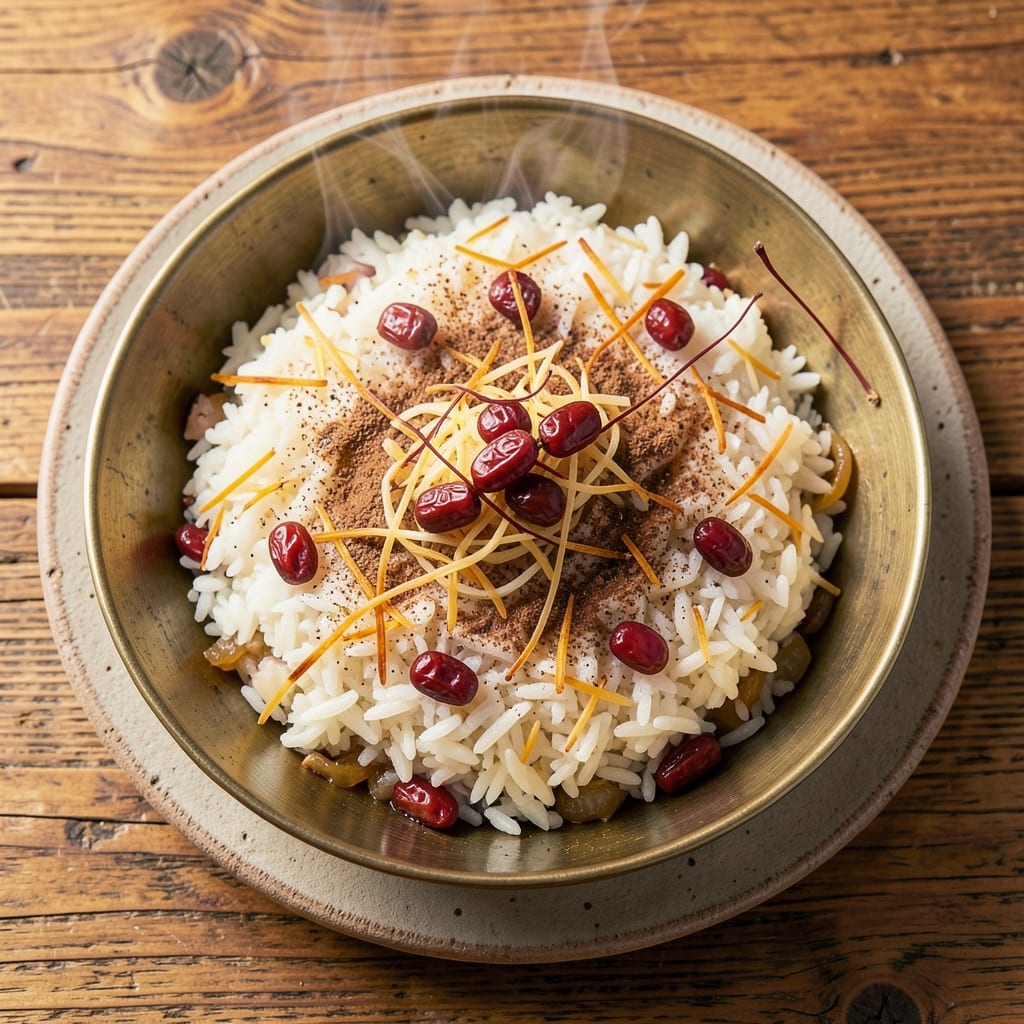 Armenian Rice Pilaf With Vermicelli Recipe: Toasted Barberry and Saffron Crunch Fusion