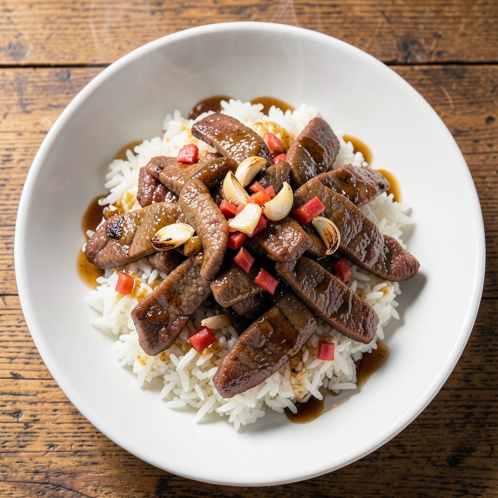 Asian Beef Tips and Rice Recipe: Wok-Seared Umami Bites Over Fragrant Jasmine Rice