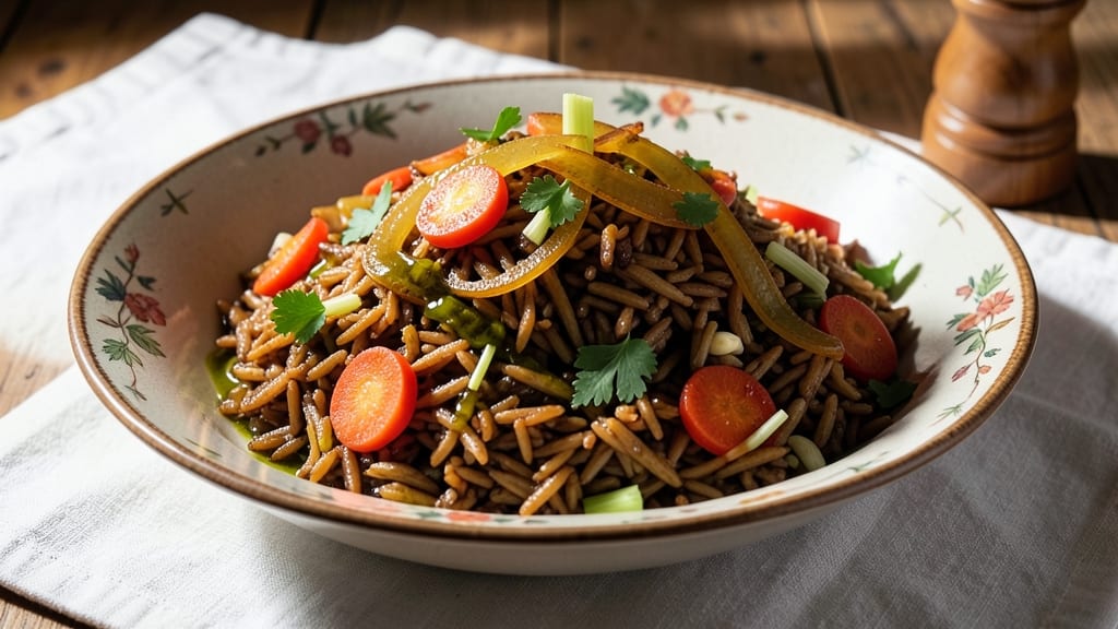 Brown Rice Medley Recipe: Nutty, Toasted Grain Medley With Veggies