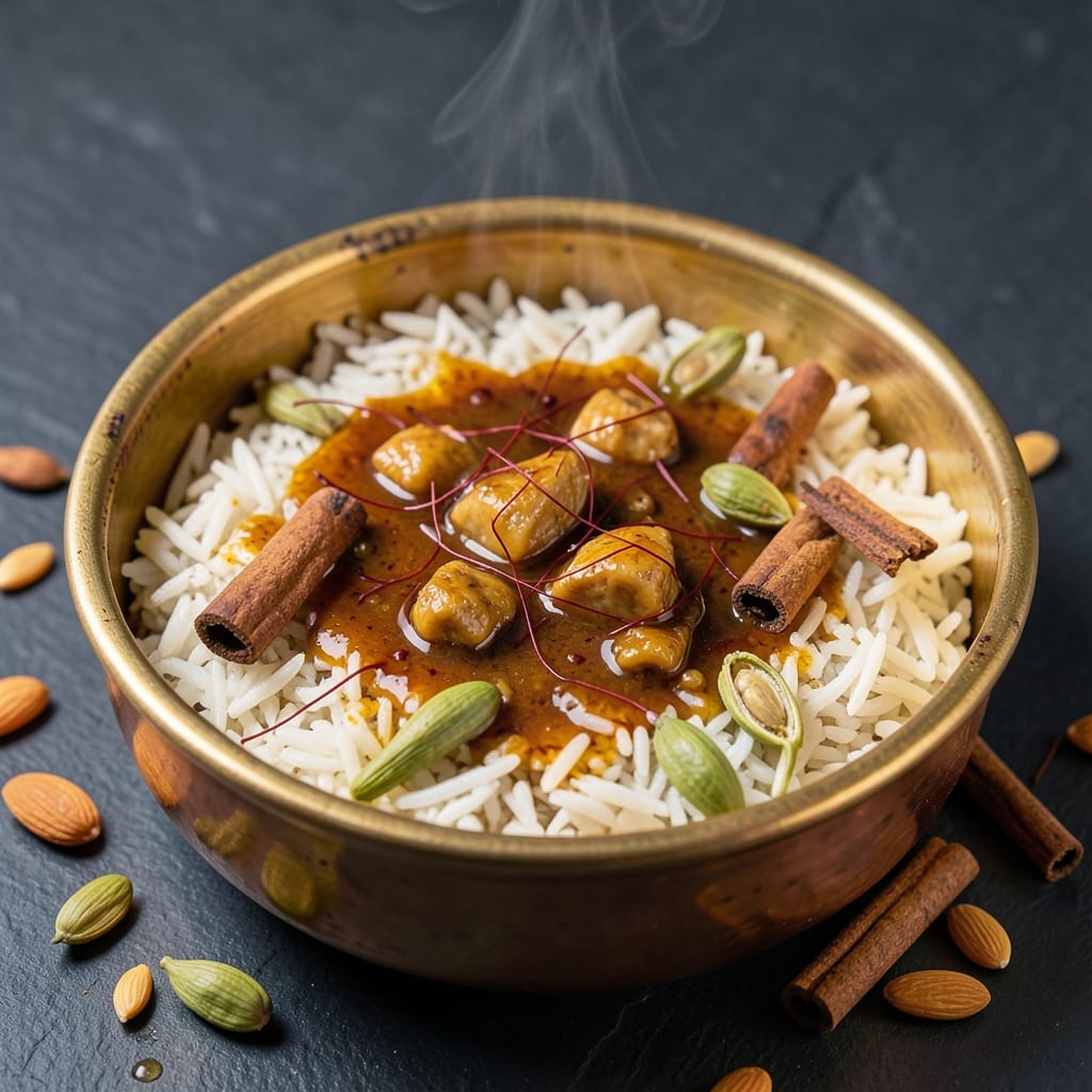 Arabic Saffron Rice Recipe: Golden Threads and Toasted Spice Symphony