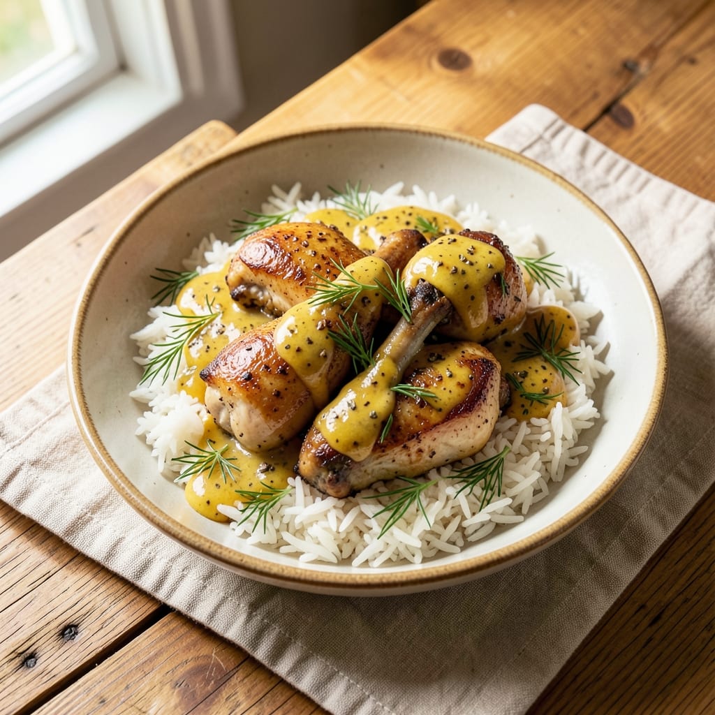 Armenian Chicken and Rice Recipe: Spiced Yogurt Marinated Crust and Fragrant Saffron Grains