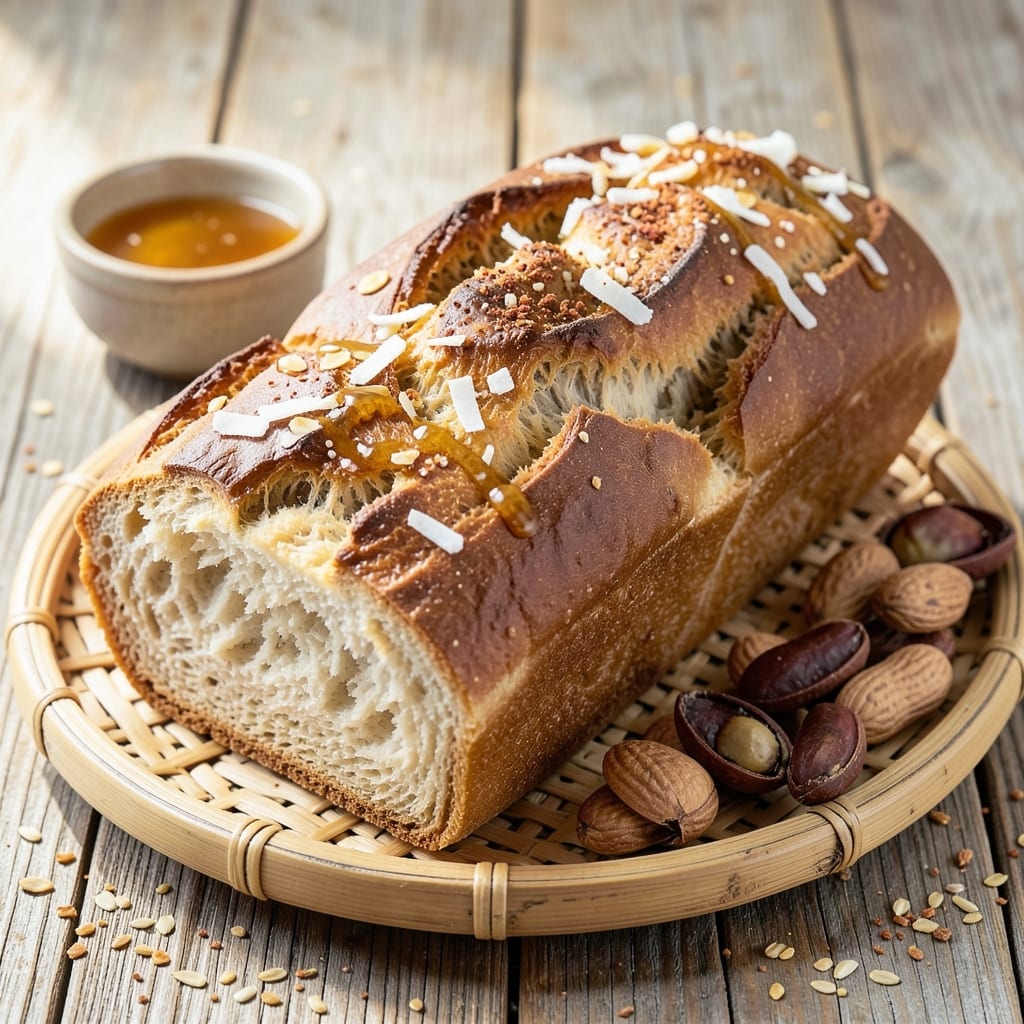 African Rice Bread Recipe: Spiced Grain Loaf With Toasted Seed Crunch